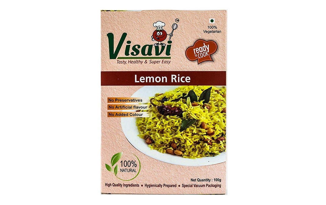 Visavi Lemon Rice    Box  100 grams
